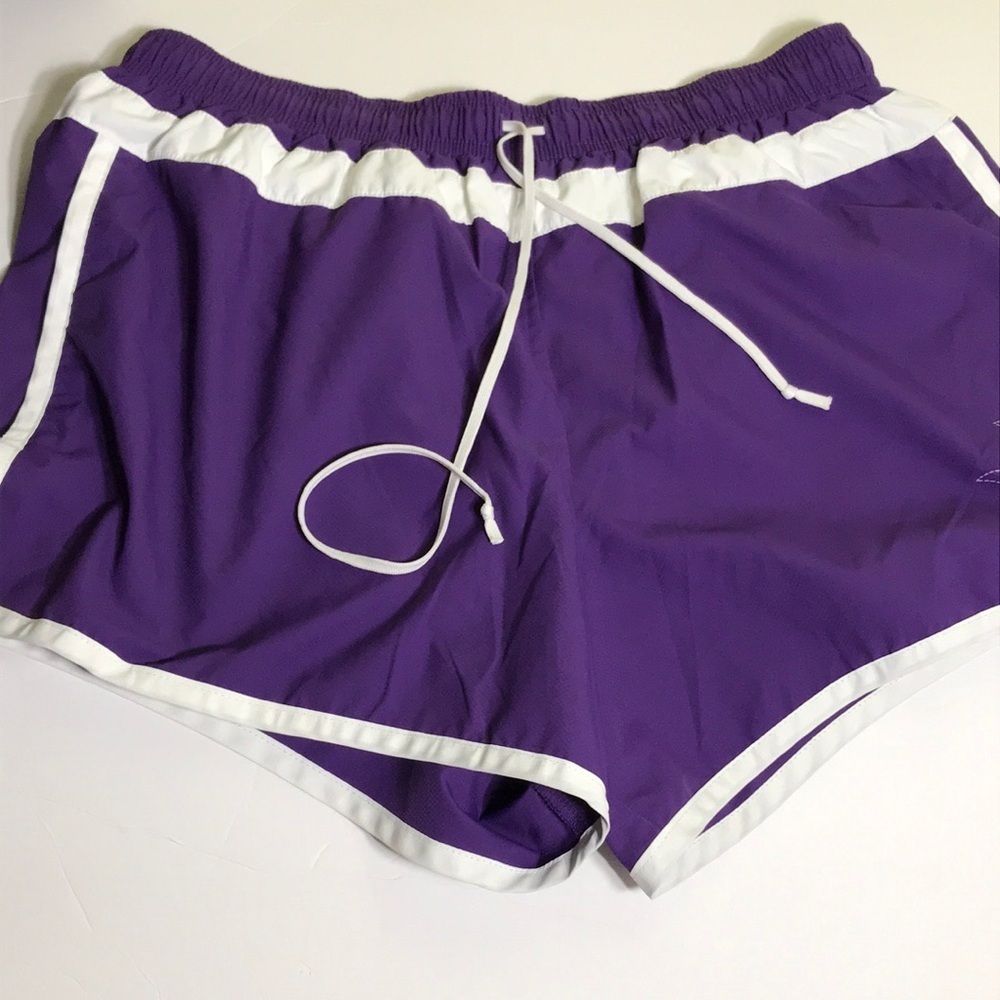 Athleta Purple Athletic Running Sport Shorts M